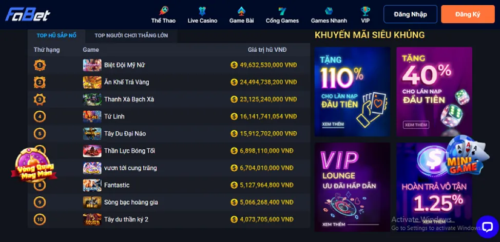 Slot 3D tại go999